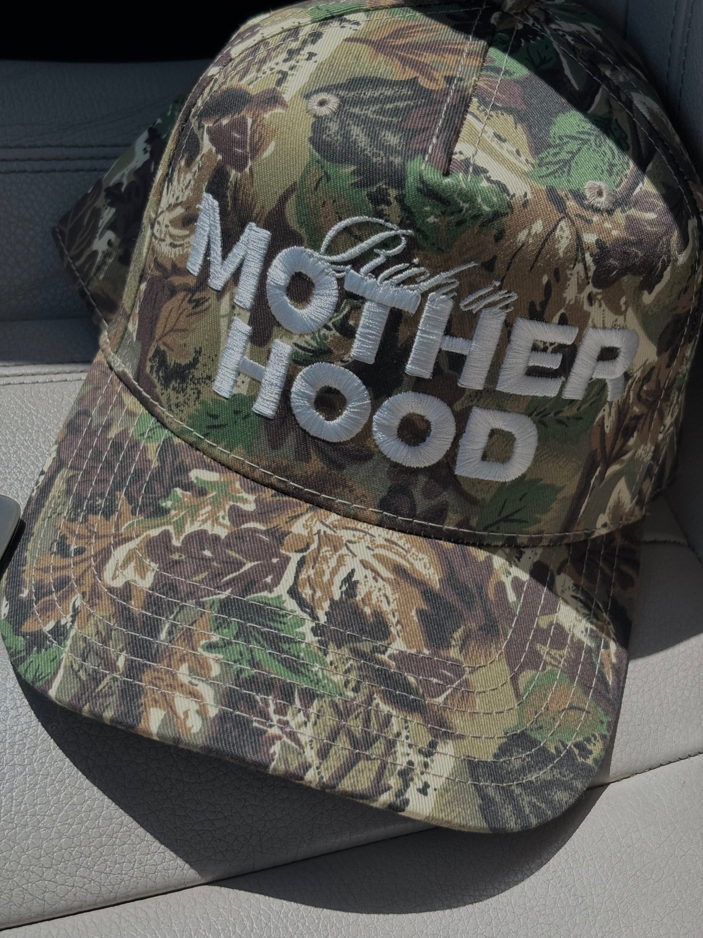 Rich in Motherhood Camo Trucker Hat