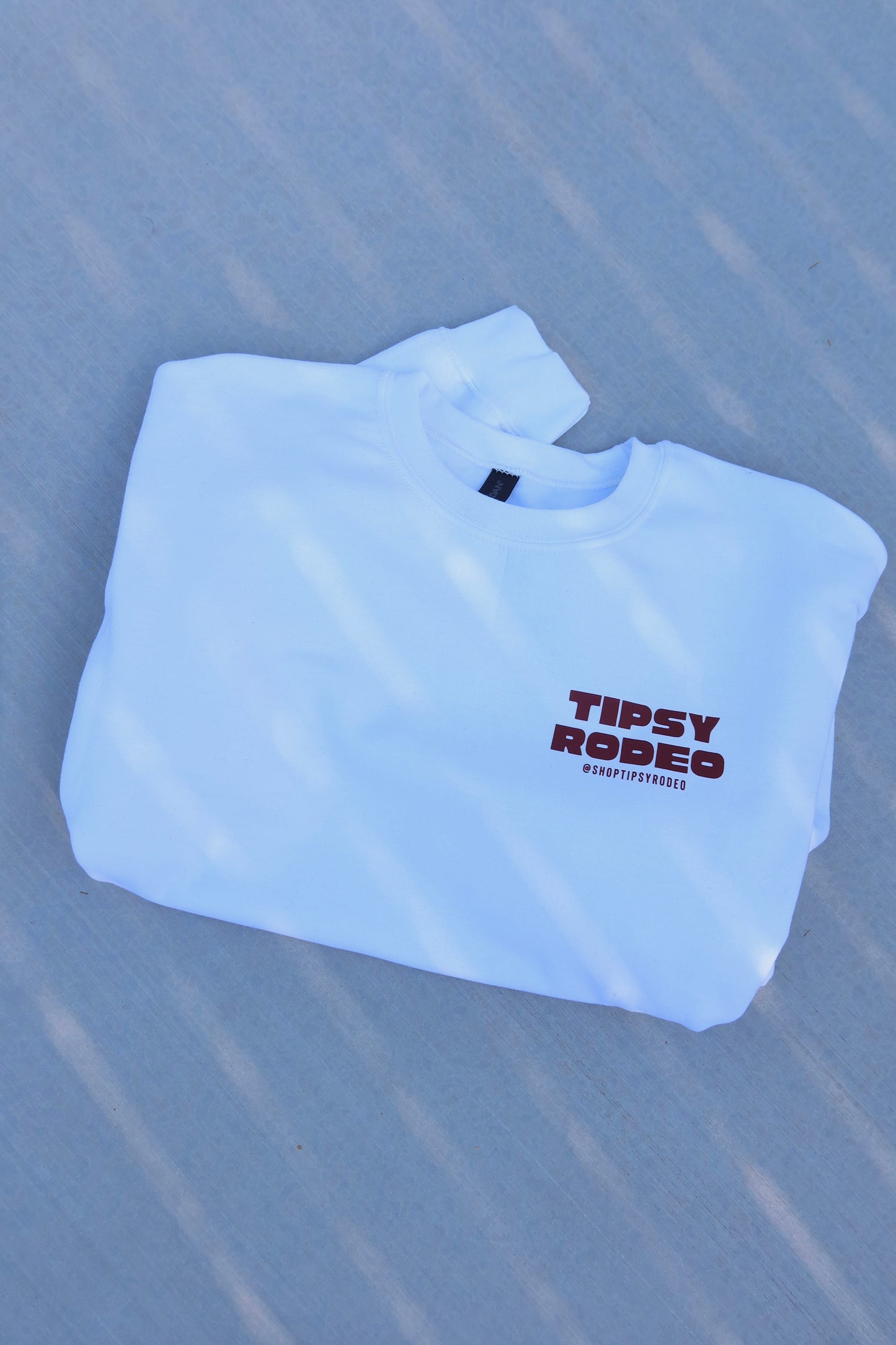 Save a horse ride a cowboy collage crewneck