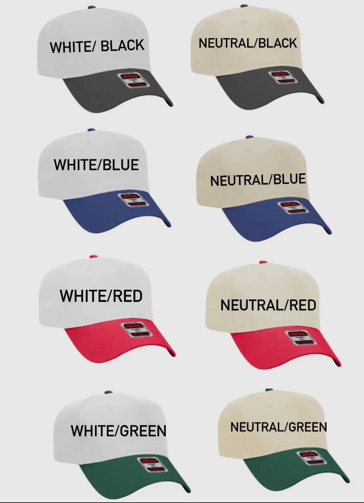 Happy Go Lucky Embroidered Trucker Hat