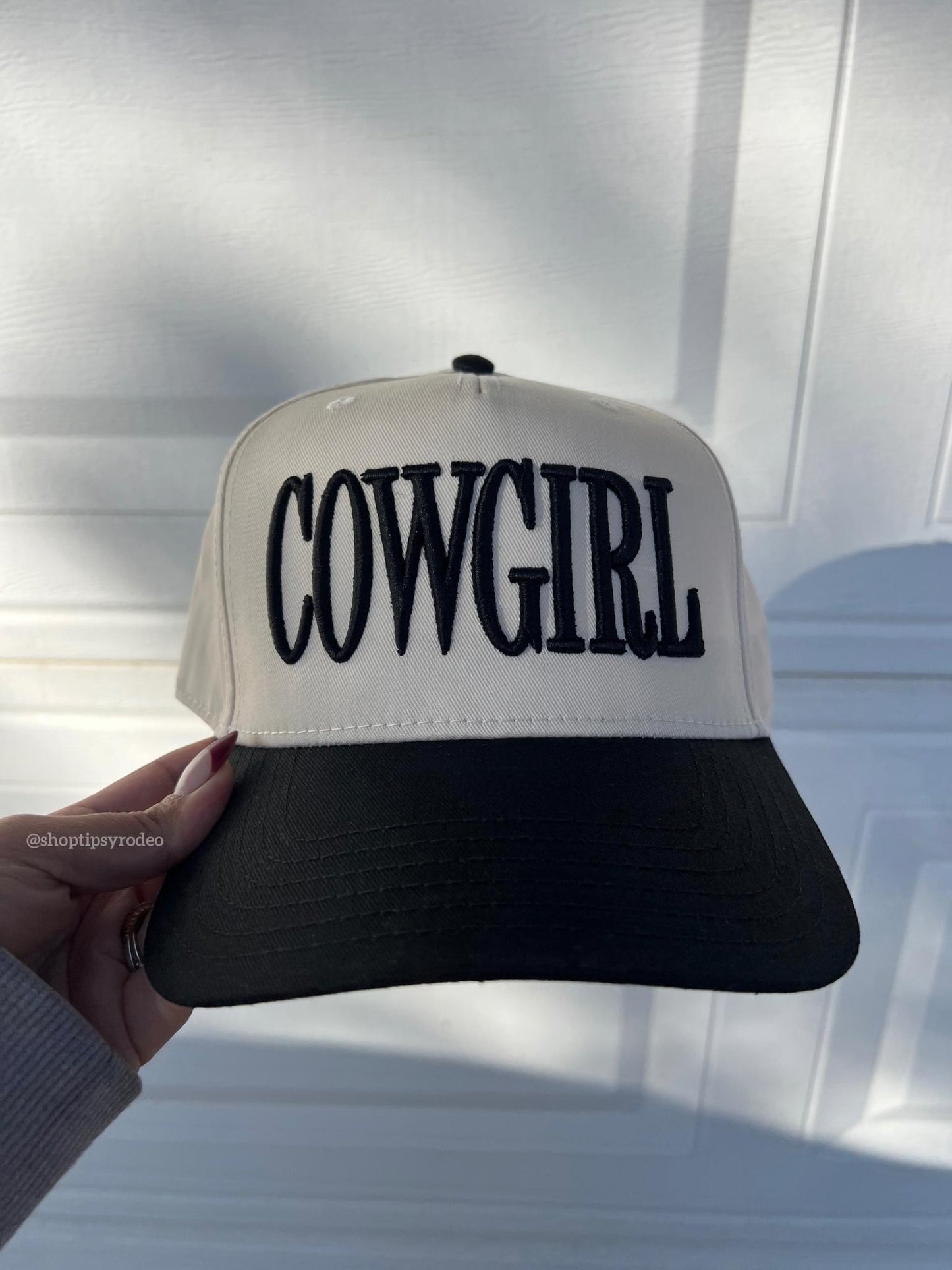 Cowgirl Embroidered Trucker Hat
