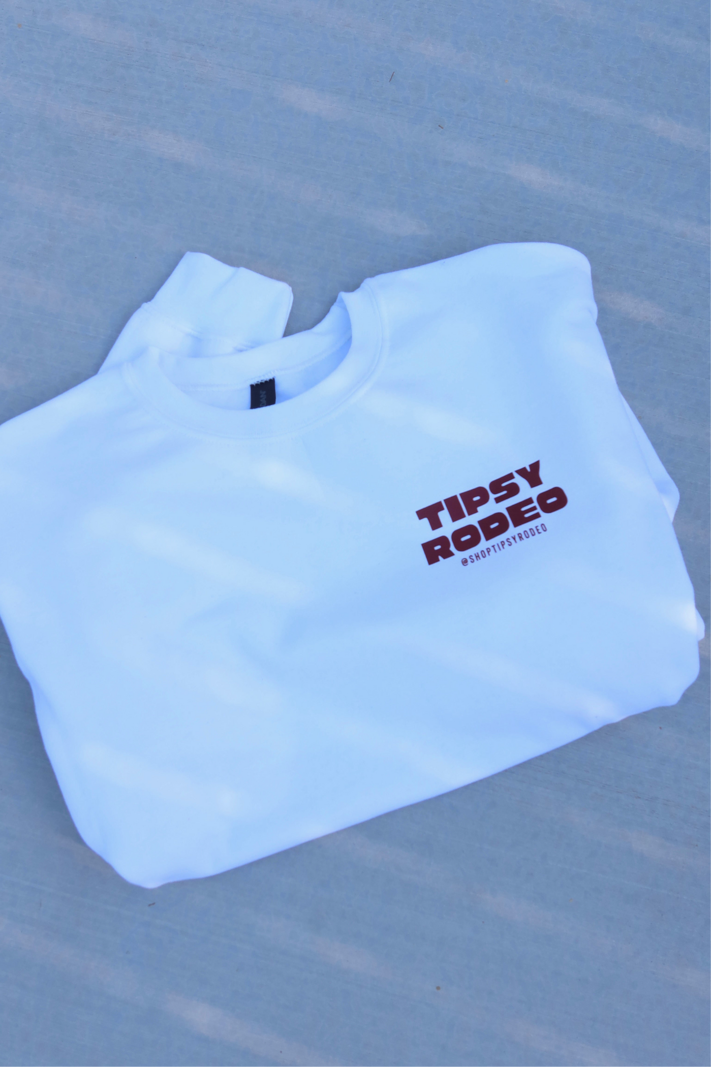 Save a horse ride a cowboy collage crewneck