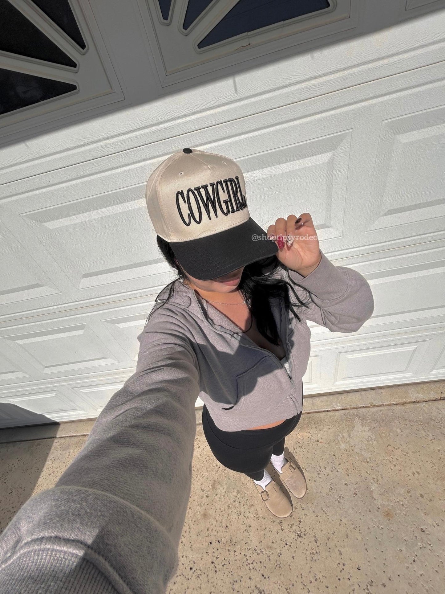 Cowgirl Embroidered Trucker Hat