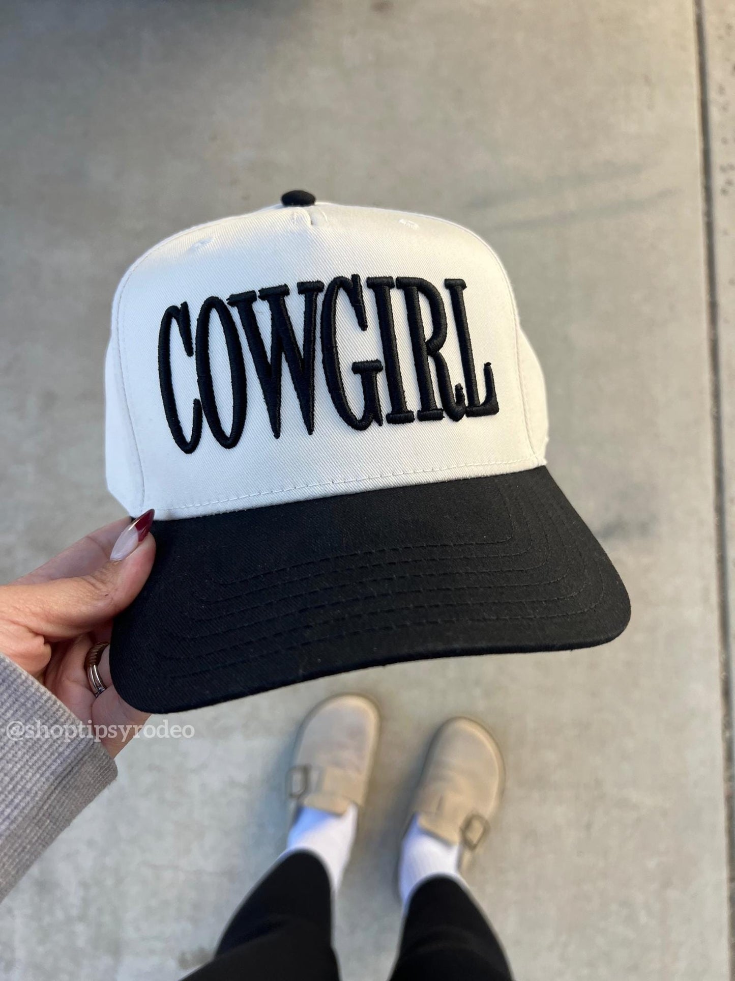 Cowgirl Embroidered Trucker Hat