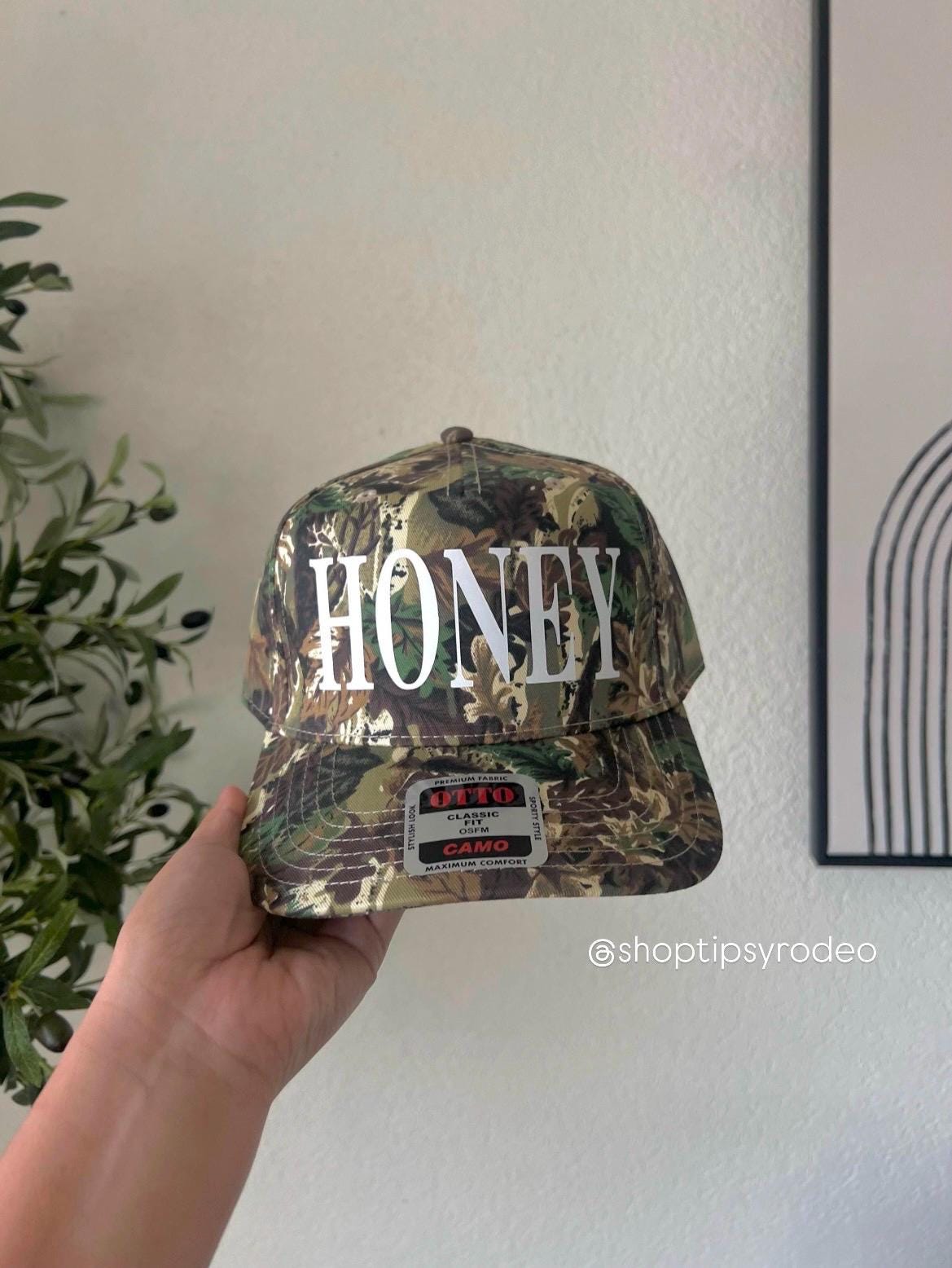 Honey Camo Trucker Hat