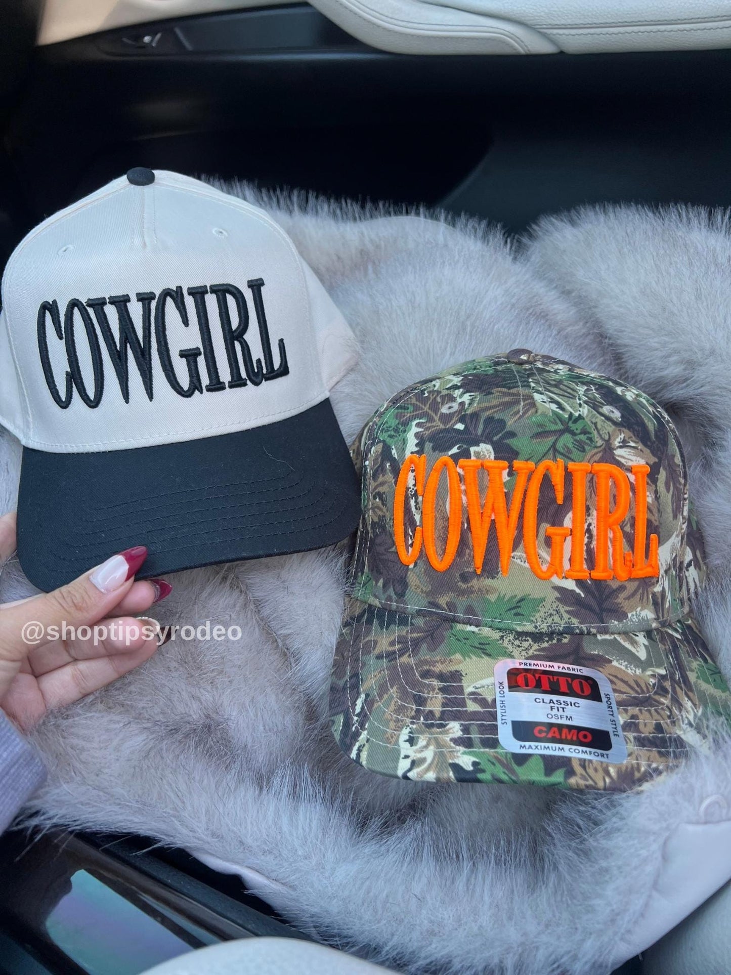 Cowgirl Embroidered Trucker Hat