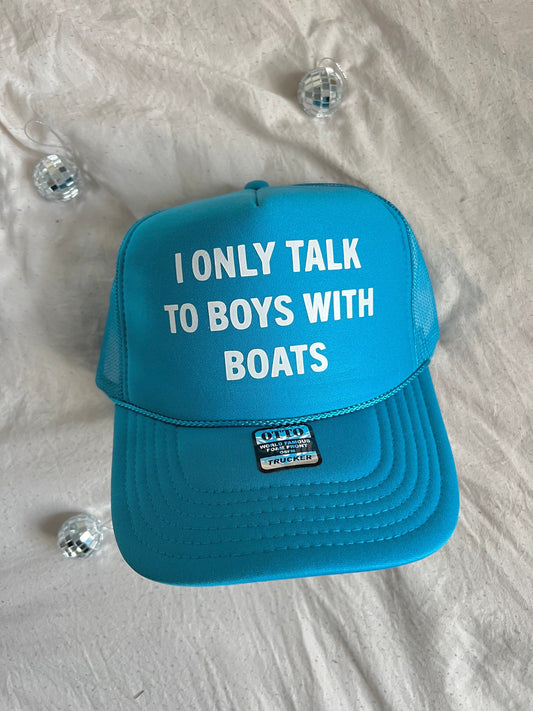 Boys With Boats Trucker Hat