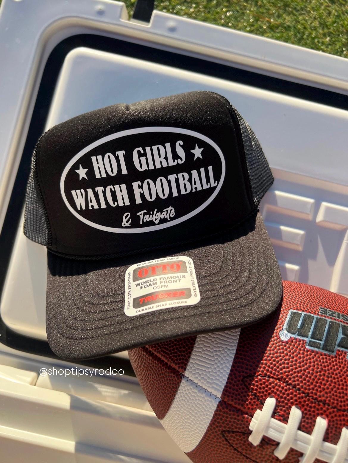 Hot Girls Watch Football Trucker Hat
