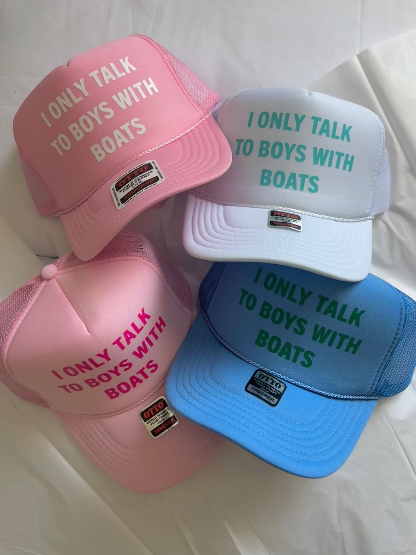 Boys With Boats Trucker Hat