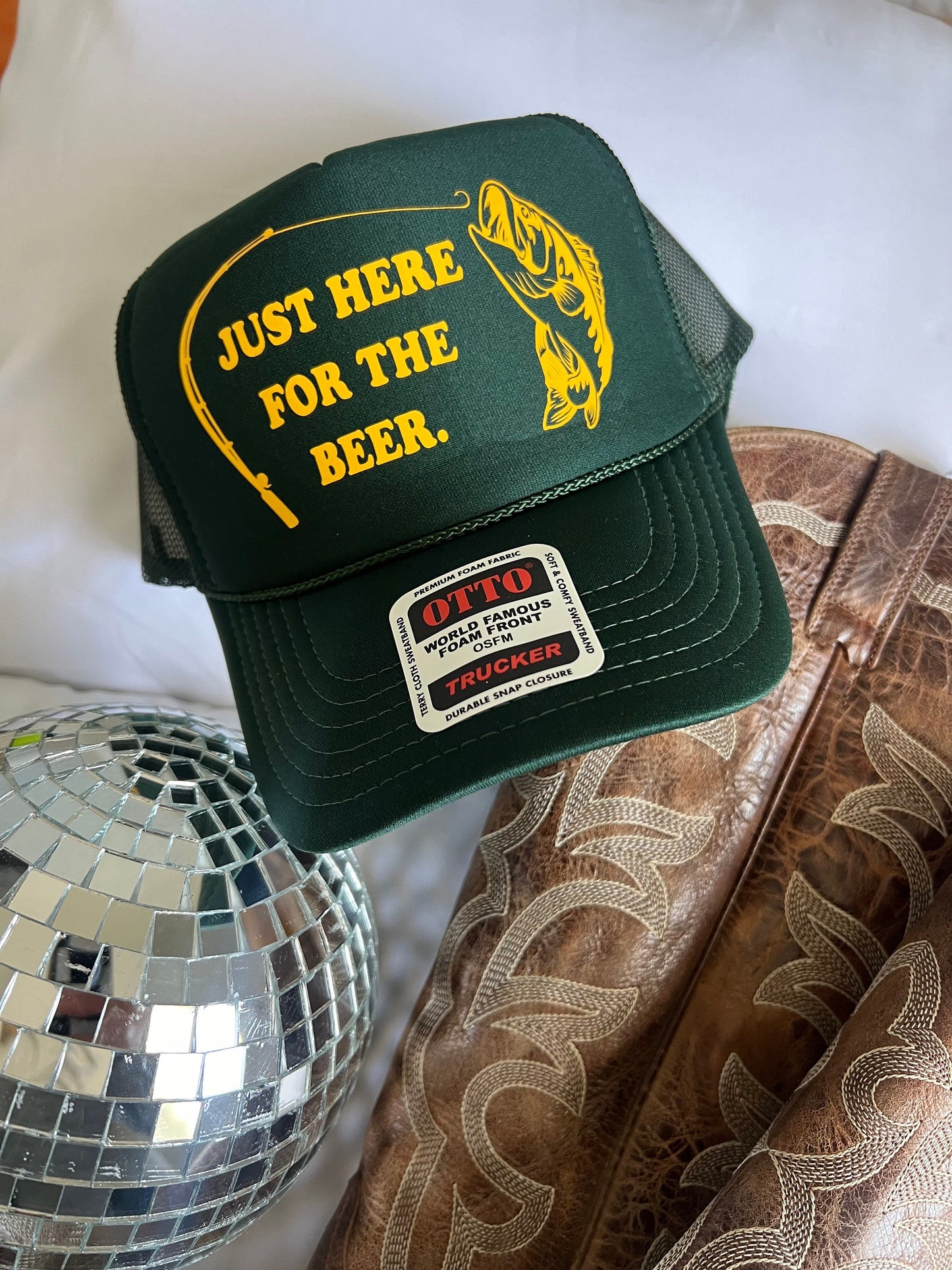 Just here for the Beer trucker hat