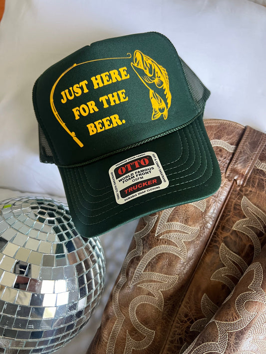 Just here for the Beer trucker hat