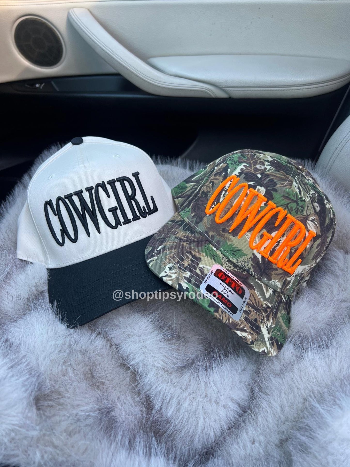 Cowgirl Embroidered Trucker Hat