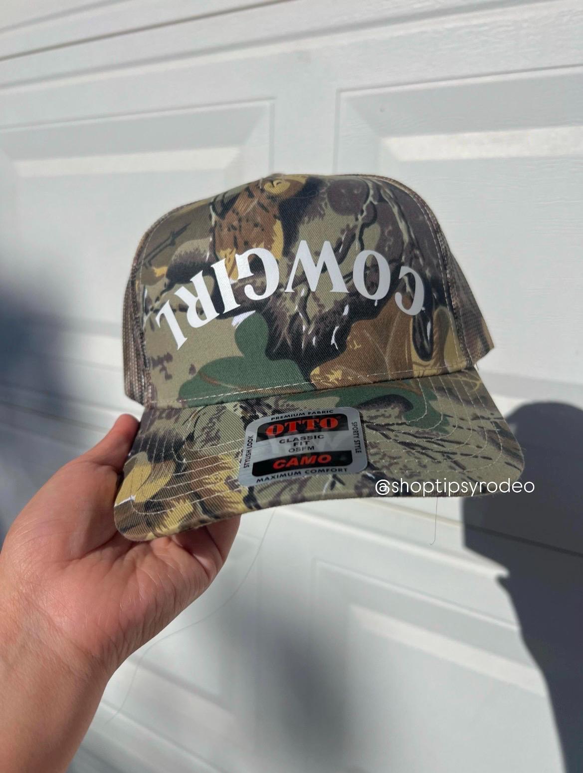 Cowgirl Camo Trucker Hat