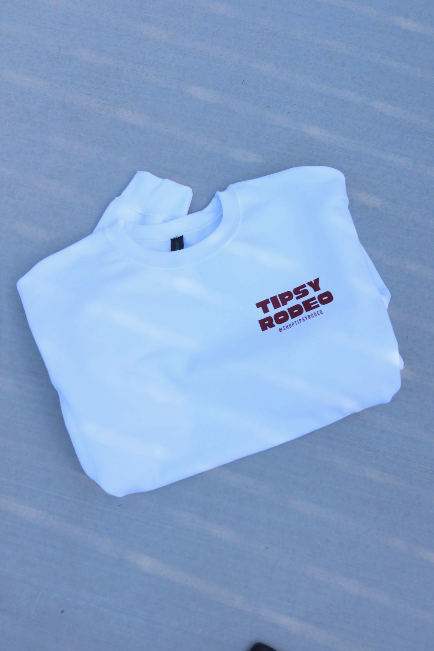 Save a horse ride a cowboy collage crewneck