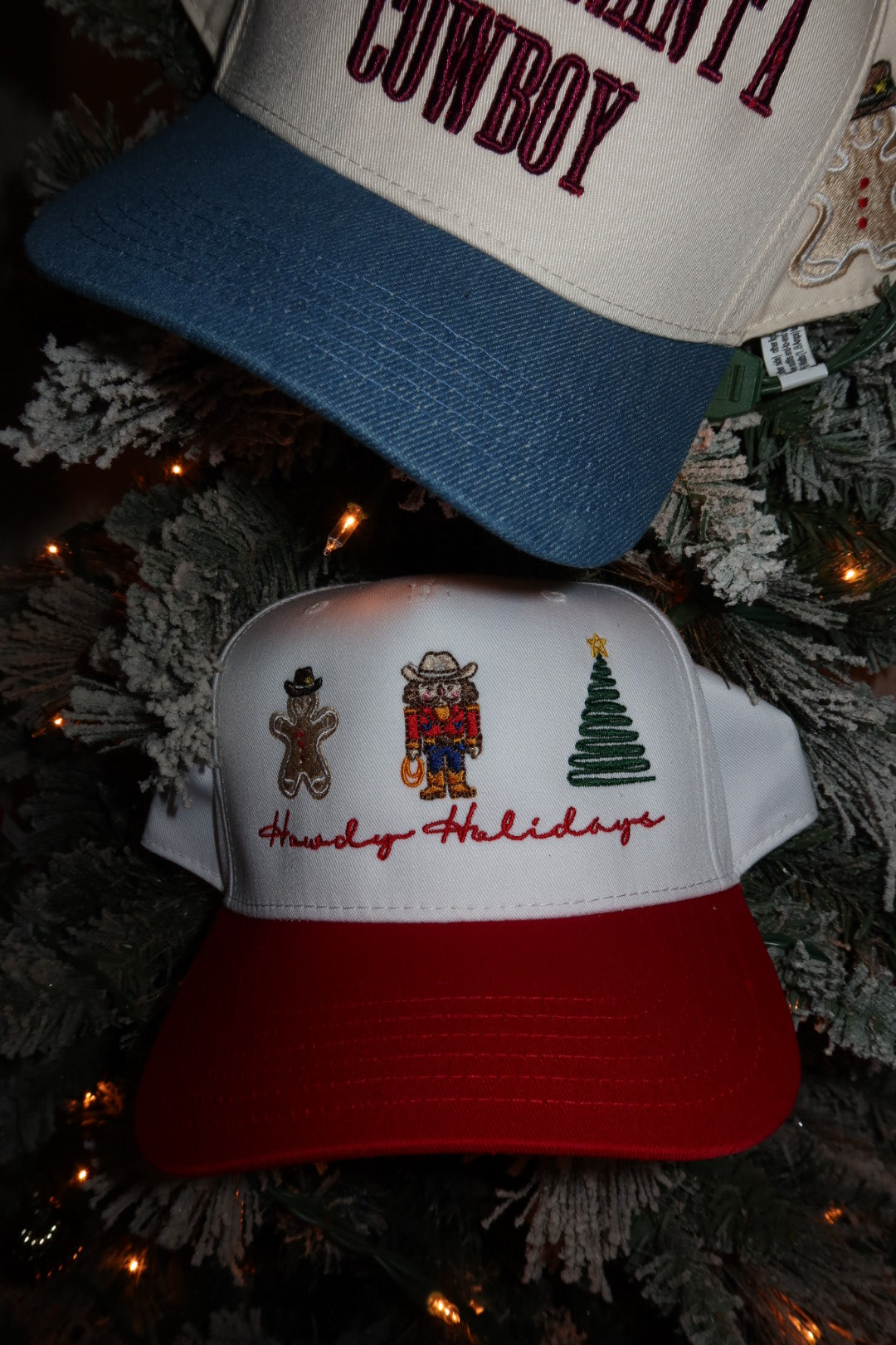 Howdy Holidays Christmas Trucker 