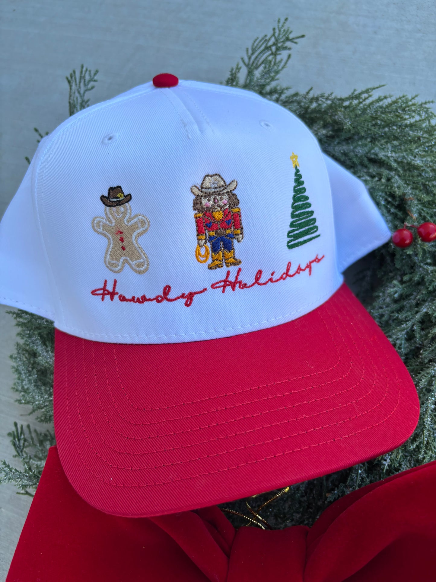 Howdy Holidays Christmas Trucker 