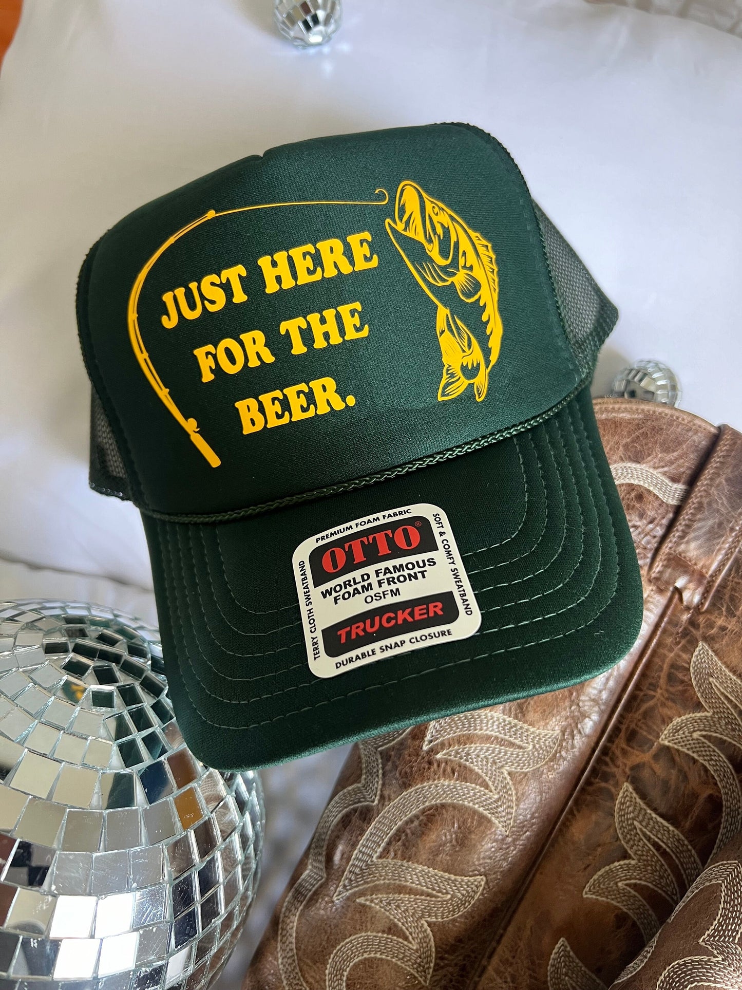 Just here for the Beer trucker hat