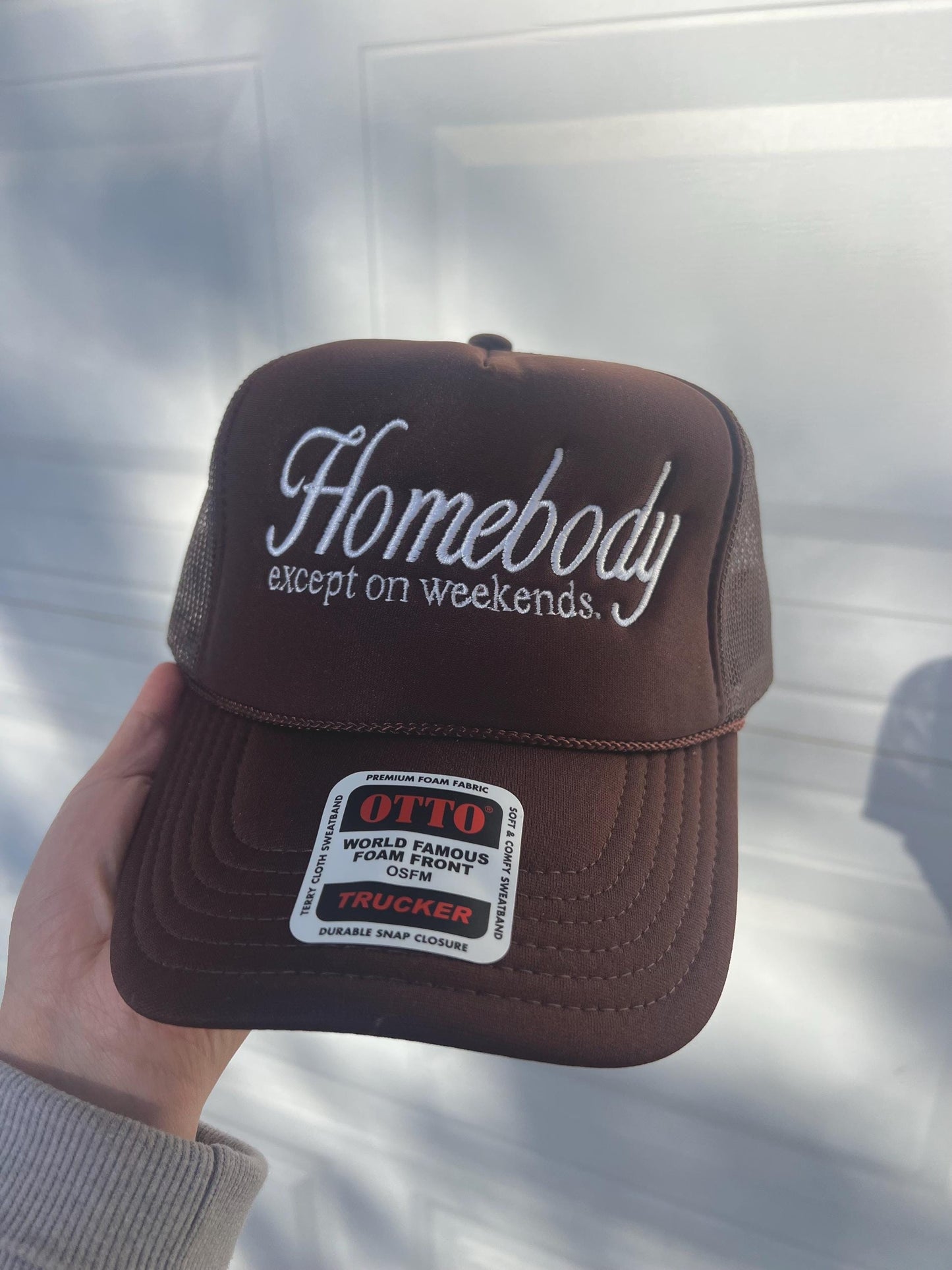 Homebody Trucker Hat | Embroidered Hat