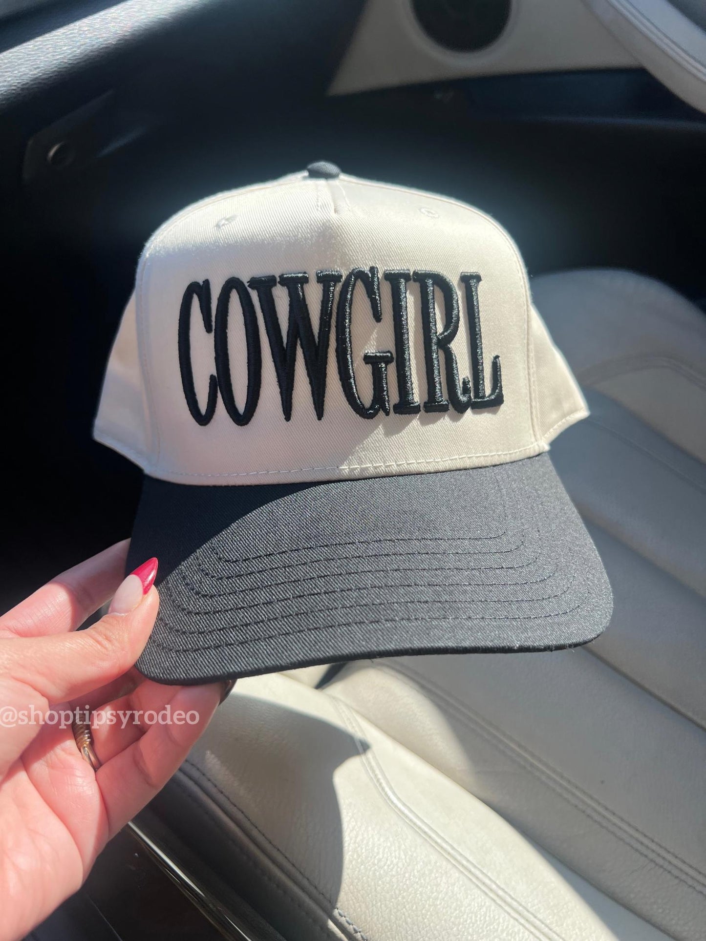 Cowgirl Embroidered Trucker Hat