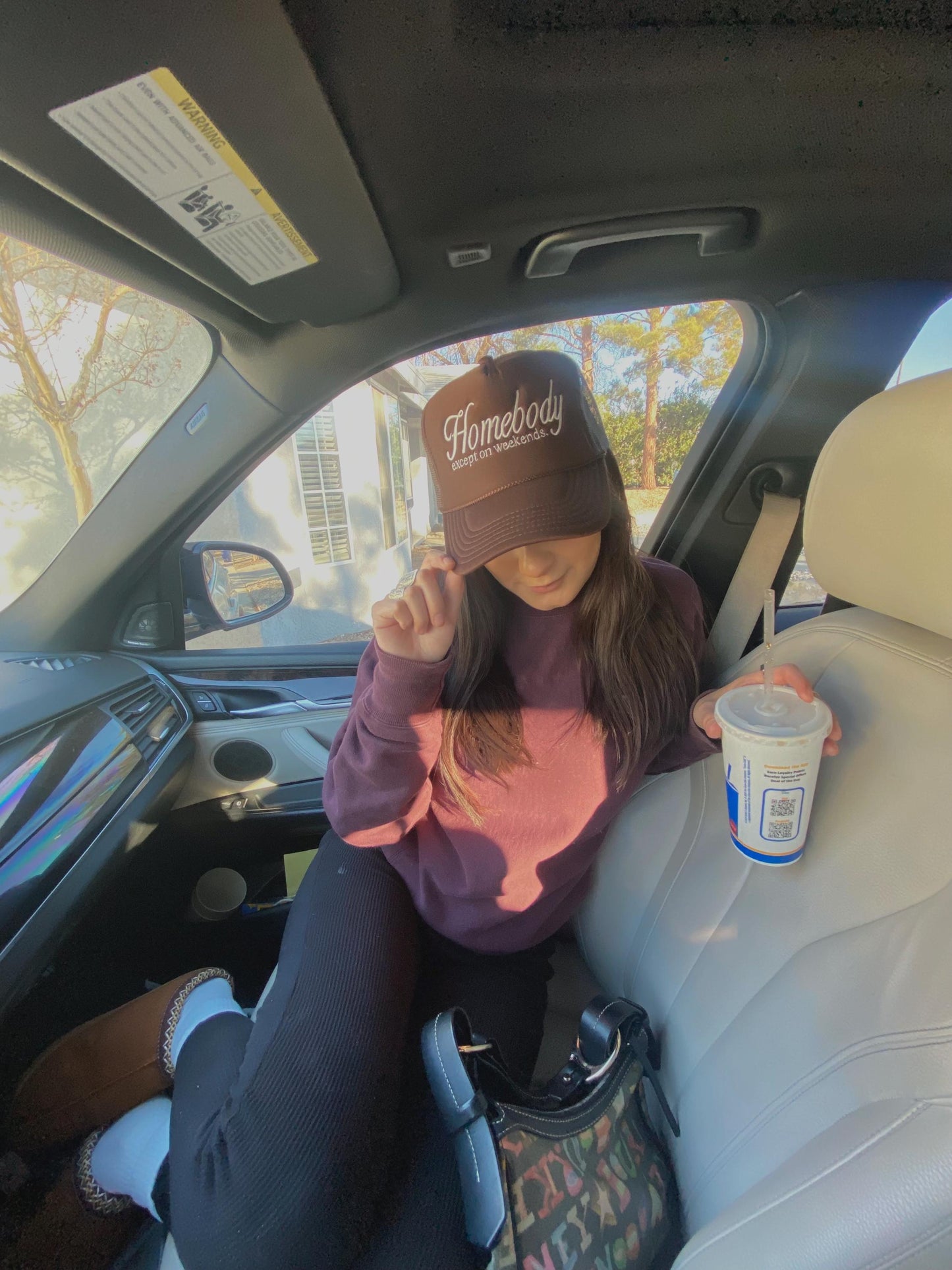 Homebody Trucker Hat | Embroidered Hat