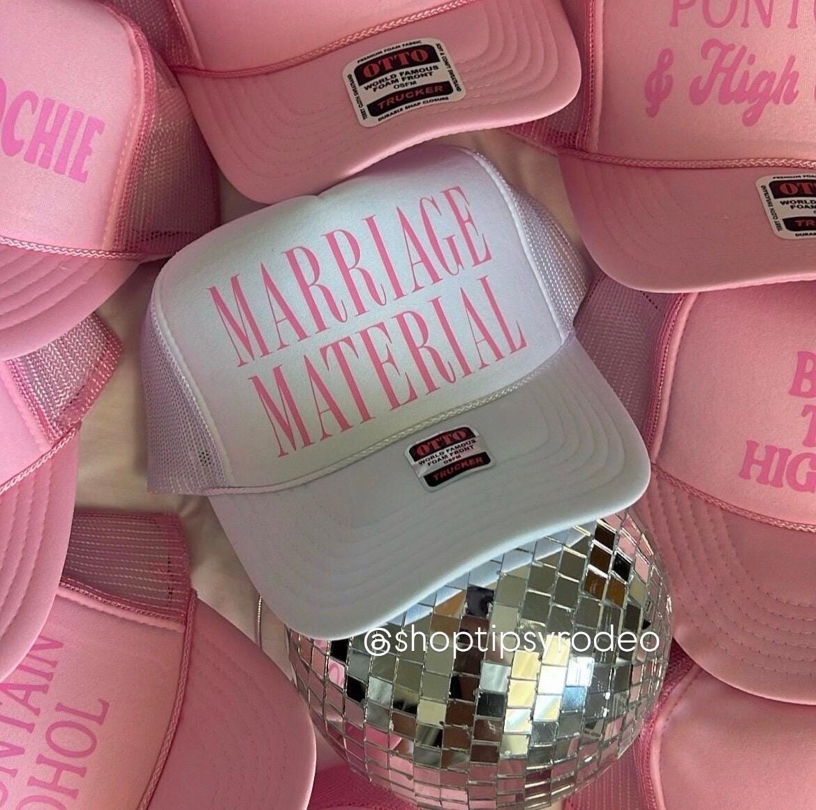 Marriage Material Trucker Hat