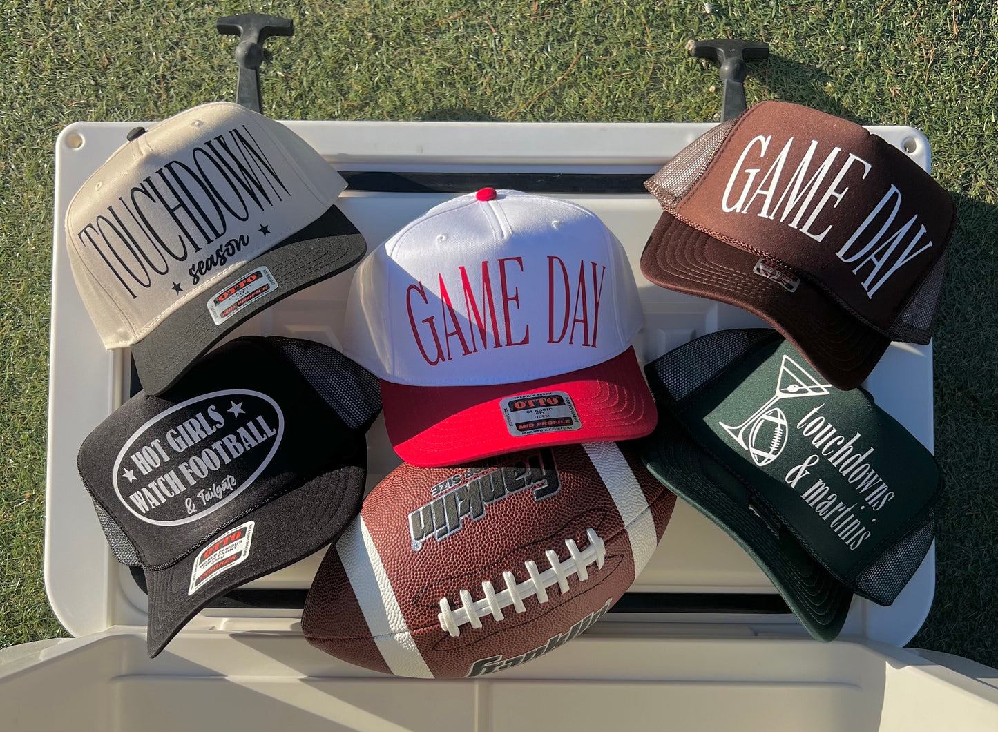 Hot Girls Watch Football Trucker Hat