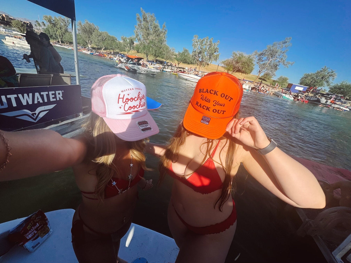 Black out with your rack out  Hat